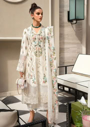 Reems-Luxury Full Embroidered Chikenkari Lawn Unstiched 3PC Suit
