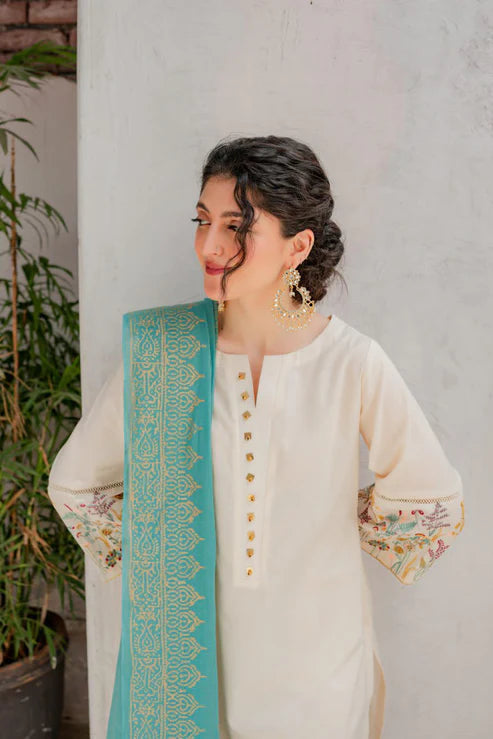 REEMS EMBROIDERED LAWN 3PC UNSTICHED