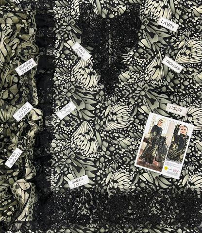 Maria b EMBROIDERY LAWN 3PC