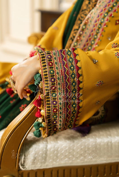 Aneela’s Embroidery Lawn 3Pc