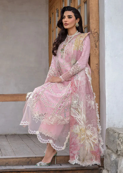 Ghani Luxury Full Embroidered  Chikenkari Lawn Unstiched 3PC Suit