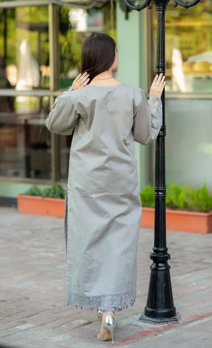 Ghani Luxury Full Embroidered  Chikenkari Lawn Unstiched 3PC Suit