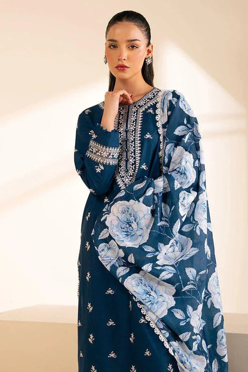 ASLING EMBROIDERED LAWN 3PC UNSTICHED