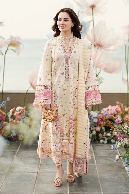 Ghani Luxury Full Embroidered  Chikenkari Lawn Unstiched 3PC Suit