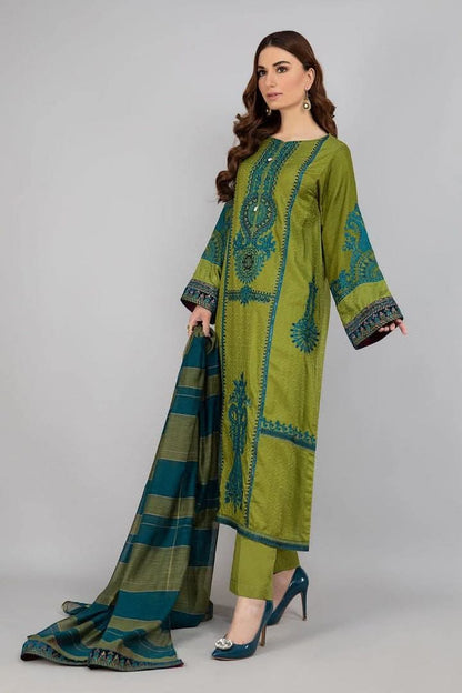 Reems  Luxury Full Embroidered Lawn Unstiched 3PC Suit