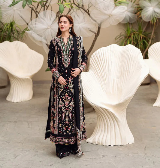 Reems Luxury Full Embroidered Lawn Unstiched 3PC Suit